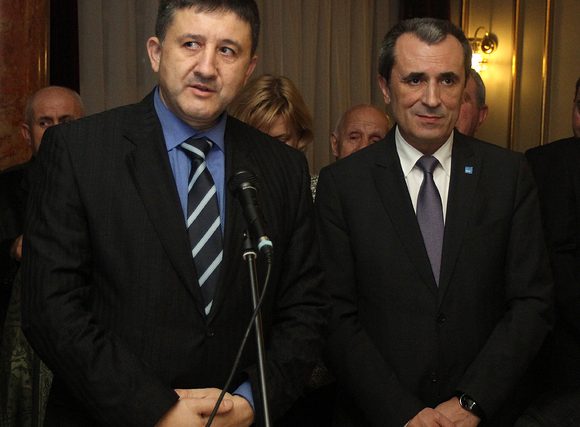 Георги Марков и Пламен Орешарски