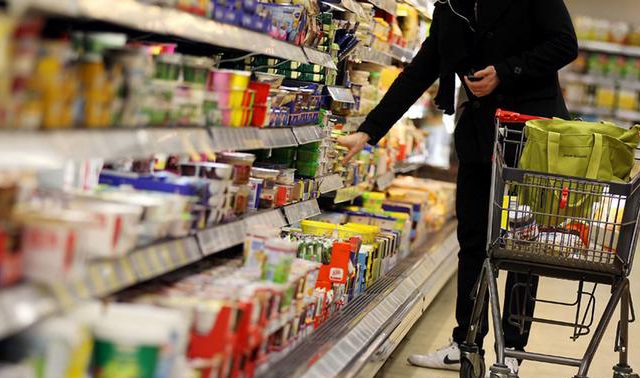храни супермаркет потребители количка кошница
