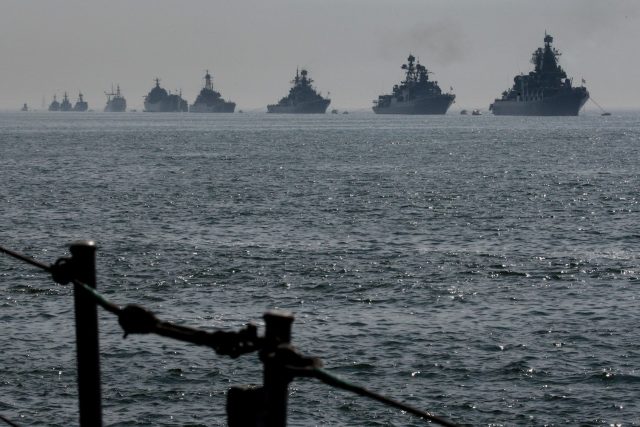 Руски кораби ВМС Тартус Сирия