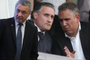 Вицепремиерът Валери Симеонов и братя Домусчиеви