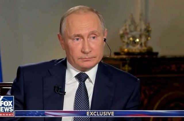 Владимир Путин в интервю за телевизия Фокс