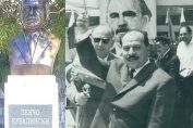 паметник на Пенчо Кубадински и негова снимка