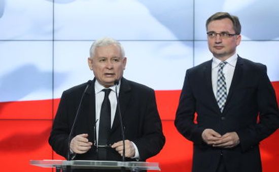 Ярослав Качински и Матеуш Моравецки