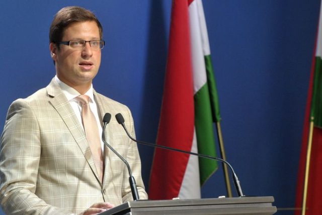 Гергей Гуяш, шеф на канцеларията на премиера Виктор Орбан