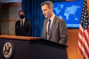 говорителят на държавния департамент Нед Прайс