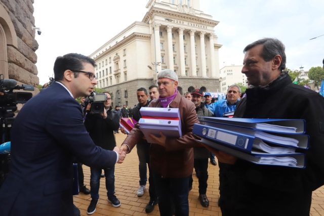 Атанас Пеканов протест миньори