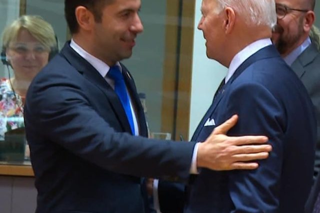 Кирил Петков, Байдън