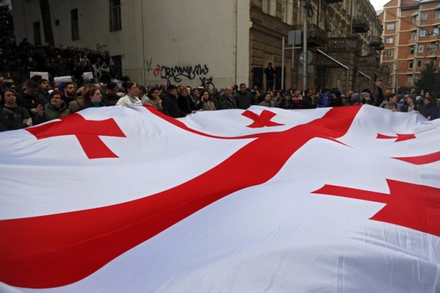 Тбилиси, Грузия, протести