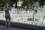 жега, горещини, фонтан