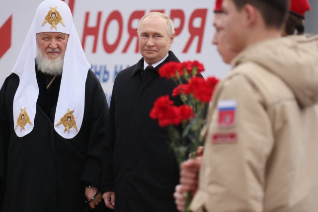 Владимир Путин и патриарх Кирил