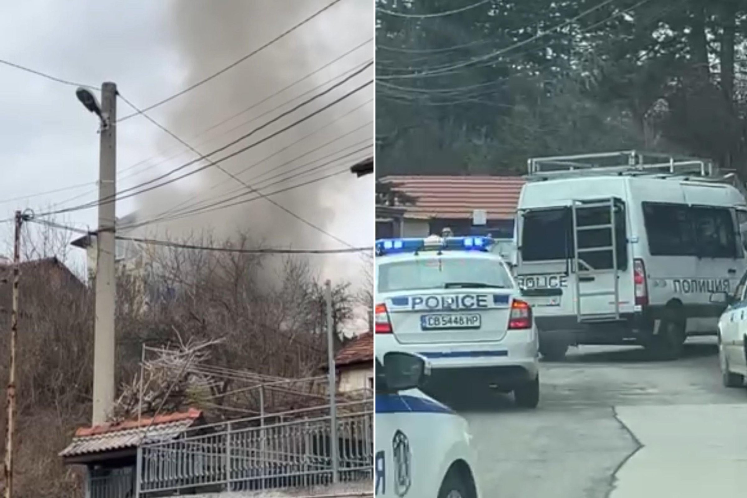 Газопровод се взриви в Банкя. Сн. БГНЕС
