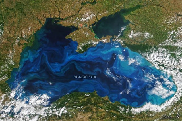 Черно море, НАСА