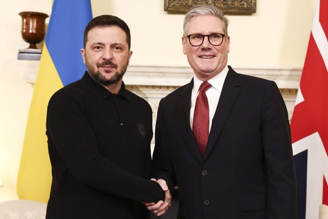 Володимир Зеленски и британският премиер Киър Стармър