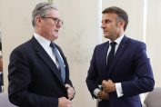Киър Стармър и Еманюел Макрон