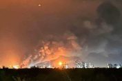 рафинерия пожар