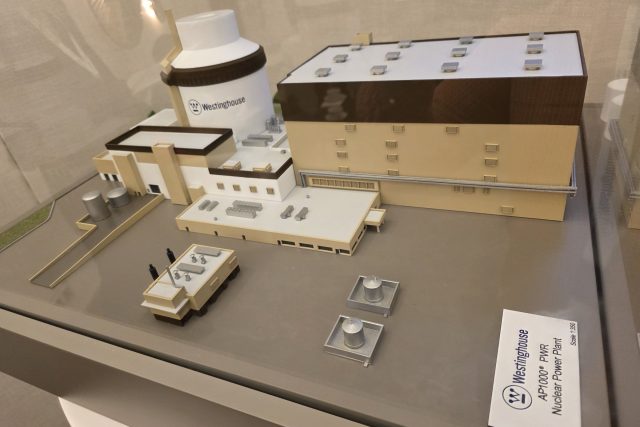 макет на реактор AP-1000 на Уестингхаус
