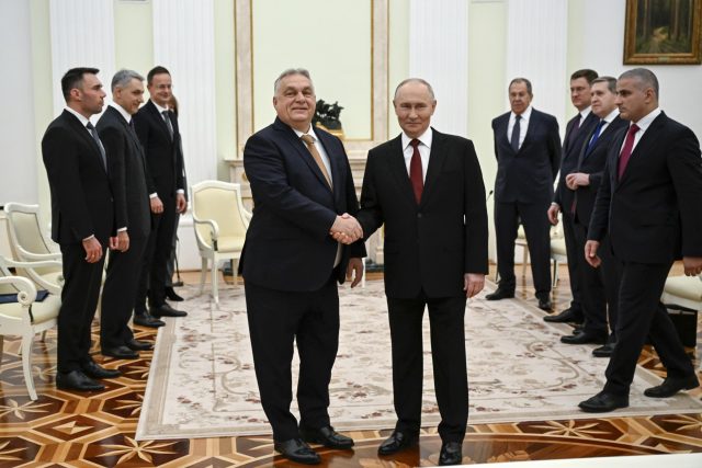 Виктор Орбан Владимир Путин