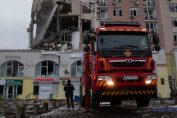 ракетни удари срещу Киев Украйна