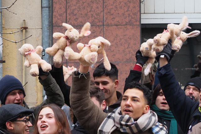 протест пред ВСС срещу Борислав Сарафов