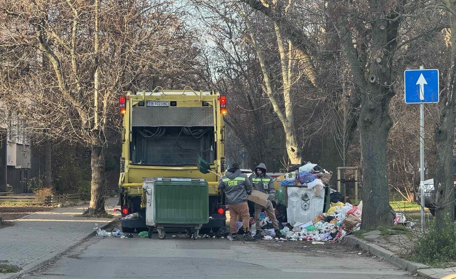 Части от София отново тънат в боклуци заради неопитни шофьори и празниците