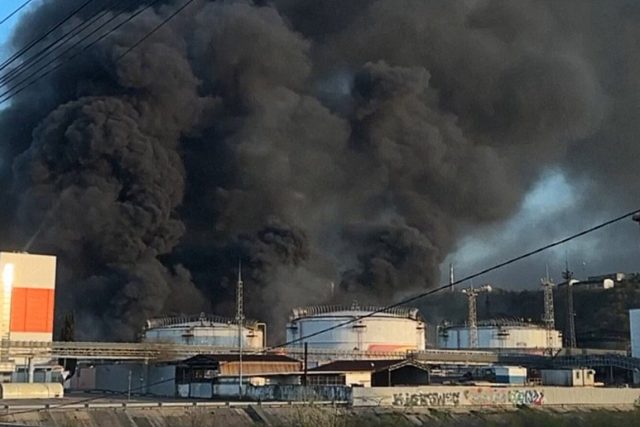 Туапсе рафинерия пожар