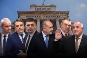 Румен Радев, Бойко Борисов, Делян Пеевски, Ивайло Мирчев, Асен Василев, Костадин Костадинов