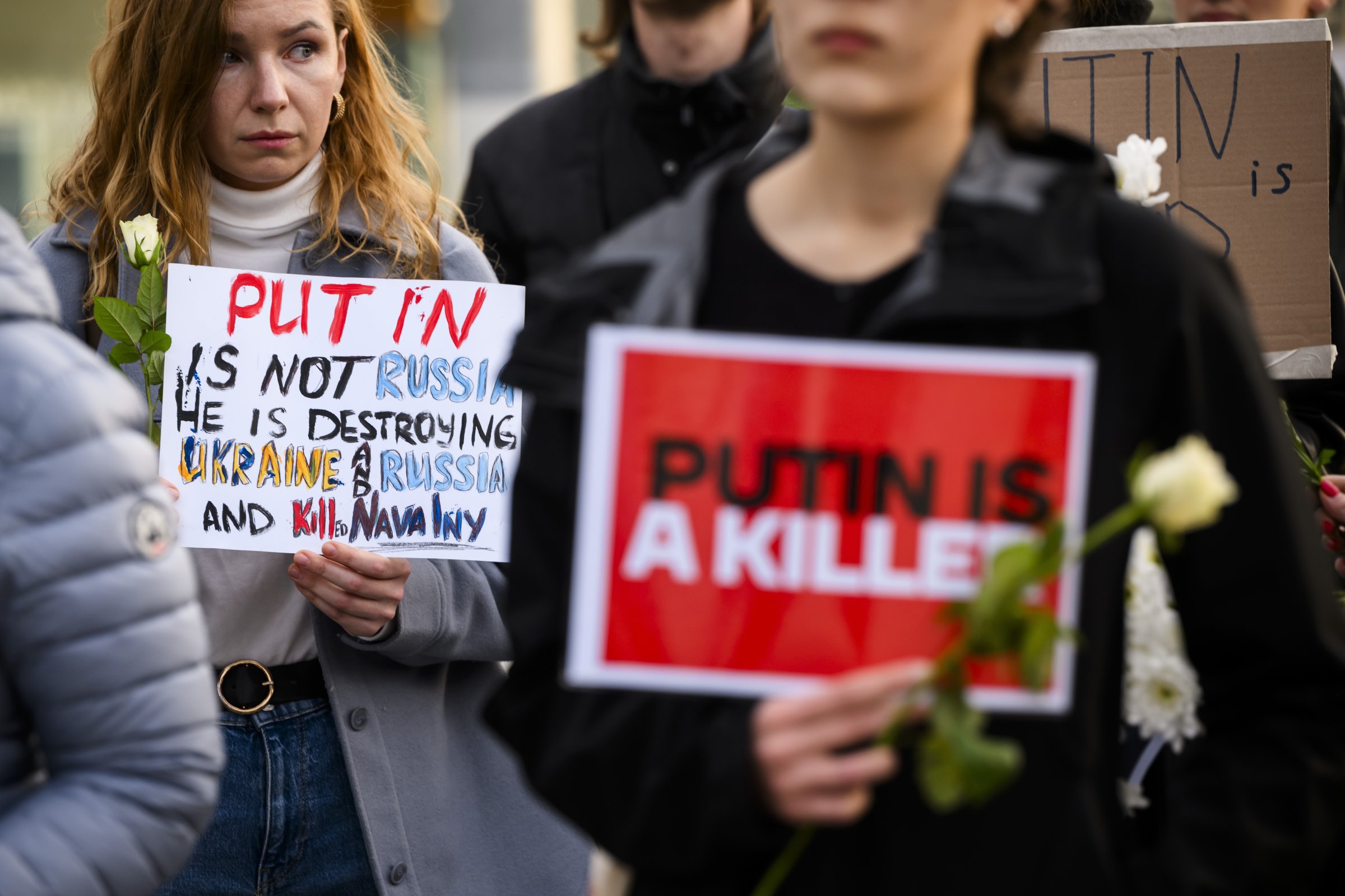 Putin is accused of being the main culprit behind Navalny's death