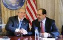 Буш пристигна изненадващо в Ирак за среща с новия премиер 