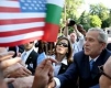 Джордж Буш посрещнат официално на пл. „Св. Ал. Невски”