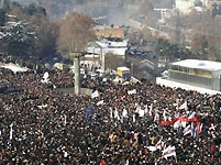 Грузинската опозиция протестира срещу изборните резултати