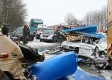 Снегът причини тежка верижна катастрофа в Австрия 