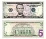 Федералният резерв пусна в обращение нова банкнота от 5 долара