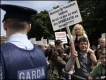 Демонстрации "за" и "против" Саркози в Дъблин