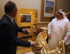 Луксозен хотел в Абу Даби монтира автомат за продажба на злато