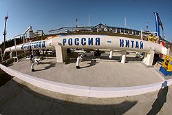 Русия иска да внася всичкия необходим газ на Китай