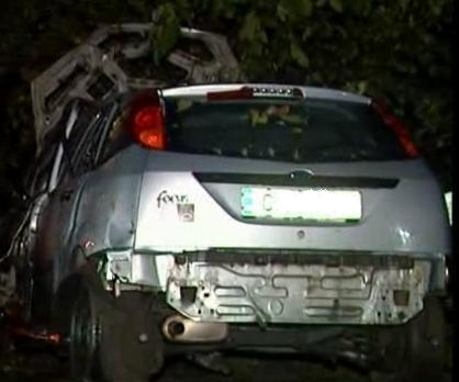 Колата на Сашо Диков, минути след взрива.