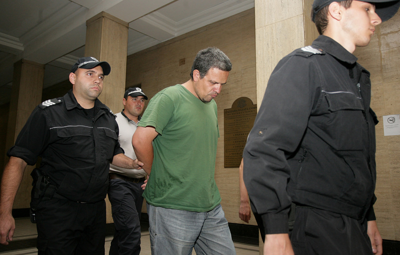 Задържаният Пламен Трифонов. Снимка: БГНЕС