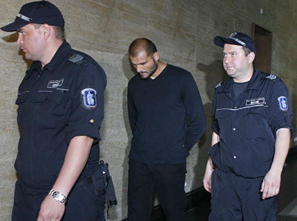 Дачи в Софийския апелативен съд, малко преди да бъде освободен през август 2010 г. Снимка: БГНЕС