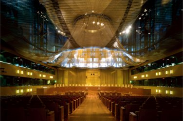 Голямата заседателна зала на Европейския съд в Люксембург