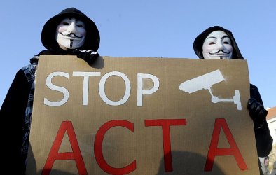 Втори протест срещу АСТА в столицата