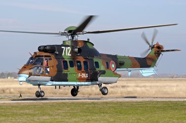 Вертолет "Кугър", закупен от "Юрокоптер", сн.БГНЕС