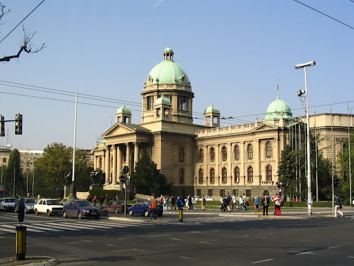 Сградата на скупщината (парламента) в Белград