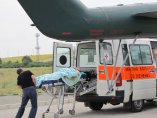 Правителствен хеликоптер транспортира пациент с изгаряния от Русе в София