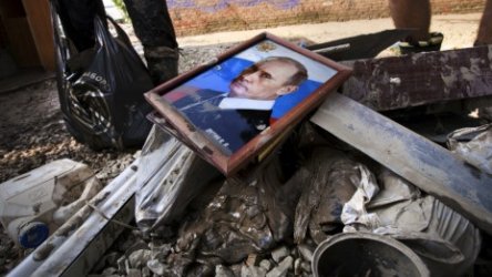 Руските телевизии: Путин на фона на Кубанския потоп