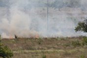 Пожар гори до летище Варна, магистрала “Хемус” е затворена в района