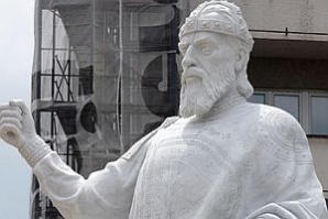 Паметникът на цар Самуил в Скопие, снимка БГНЕС 
