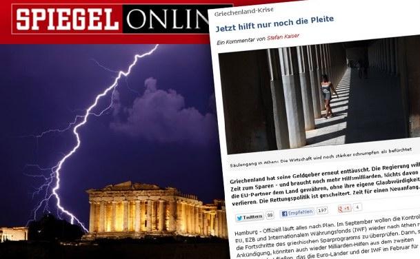 "Шпигел": Фалитът е единственото решение за Гърция