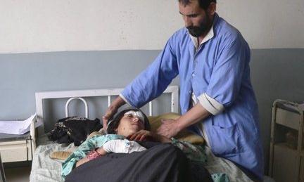 Ранена при бомбардировката жена