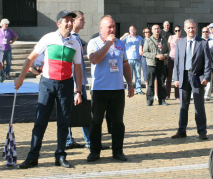 Плевнелиев даде старт на колоездачната обиколка на България, сн. БГНЕС