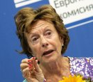 Еврокомисарят Нели Крус приканва за "адекватни мерки" за медийната среда